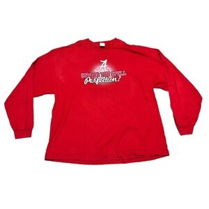 Alabama Crimson Tide Long‎ Sleeve Shirt 3XL Red 2009 National Champions Football